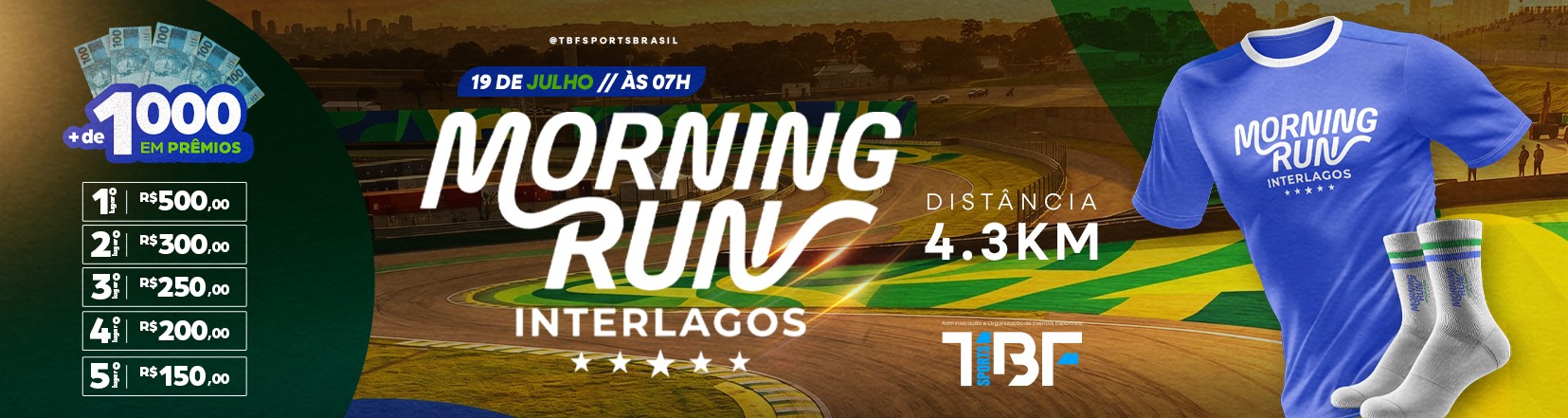 CORRIDA MORNING RUN- ETAPA AUTODROMO INTERLAGOS 2026